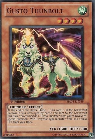 Gusto Thunbolt, Hidden Arsenal 5: Steelswarm Invasion · HA05-EN039