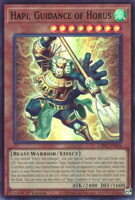 Hapi, Guidance of Horus, THE CHRONICLES DECK: Spirit Charmers (All-Foil Edition) · CH02-EN024