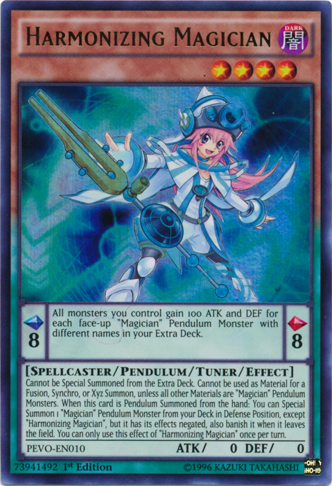 Harmonizing Magician, Pendulum Evolution · PEVO-EN010