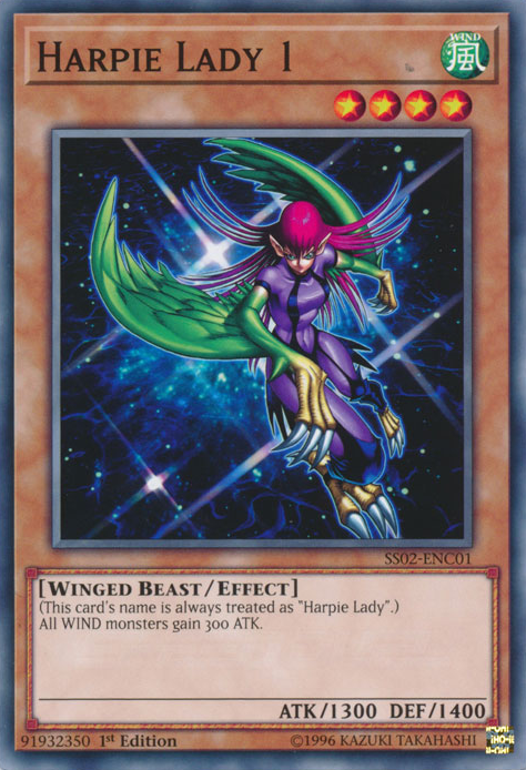 Harpie Lady 1, Speed Duel Starter Decks: Duelists of Tomorrow · SS02-ENC01