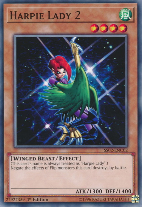 Harpie Lady 2, Speed Duel Starter Decks: Duelists of Tomorrow · SS02-ENC02