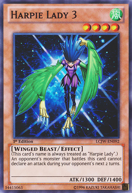 Harpie Lady 3, Legendary Collection 4: Joey's World Mega Pack · LCJW-EN092