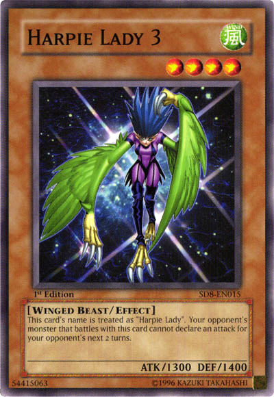 Harpie Lady 3, Structure Deck: Lord of the Storm · SD8-EN015