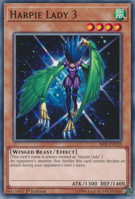Harpie Lady 3, Speed Duel Starter Decks: Duelists of Tomorrow · SS02-ENC03