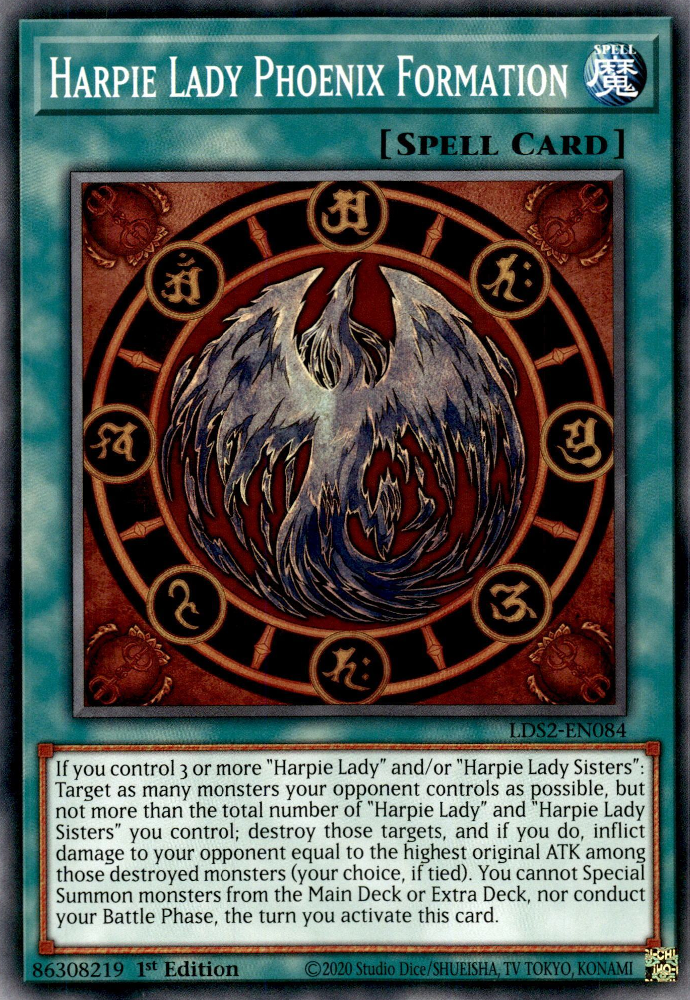 Harpie Lady Phoenix Formation, Legendary Duelists: Season 2 · LDS2-EN084