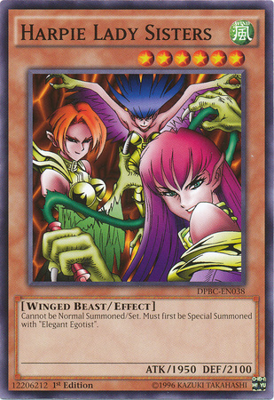 Harpie Lady Sisters, Duelist Pack: Battle City · DPBC-EN038