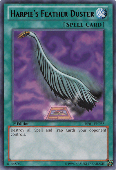 Harpie's Feather Duster, Battle Pack: Epic Dawn · BP01-EN035