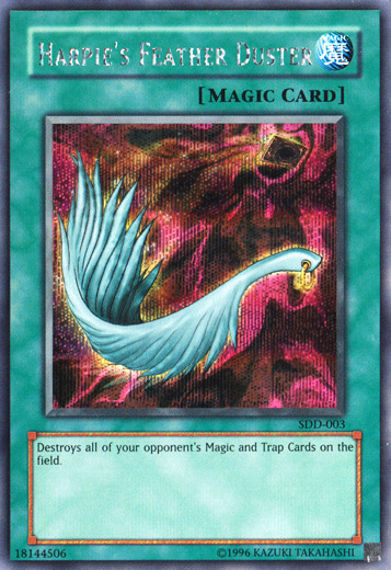 Harpie's Feather Duster, Yu-Gi-Oh! Worldwide Edition: Stairway to the Destined Duel promotional cards · SDD-003