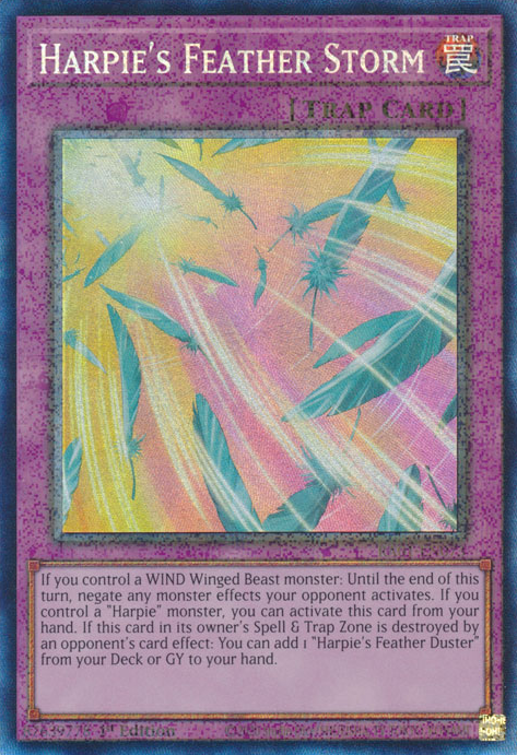 Harpie's Feather Storm, 25th Anniversary Rarity Collection · RA01-EN073