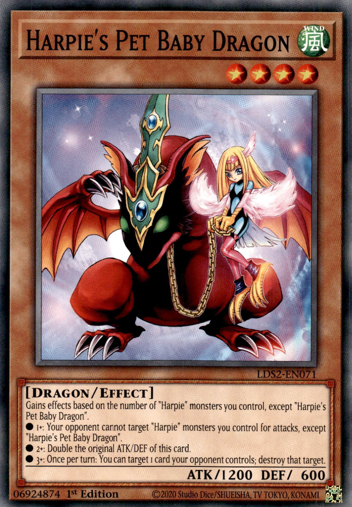 Harpie's Pet Baby Dragon, Legendary Duelists: Season 2 · LDS2-EN071