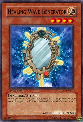 Healing Wave Generator, Crossroads of Chaos Sneak Peek Participation Card · CSOC-EN001