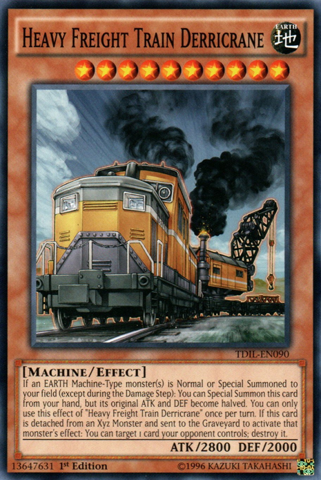 Heavy Freight Train Derricrane, The Dark Illusion Sneak Peek Participation Card · TDIL-EN090