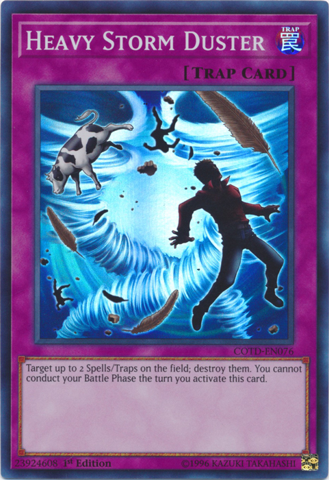 Heavy Storm Duster, Code of the Duelist Sneak Peek Participation Card · COTD-EN076
