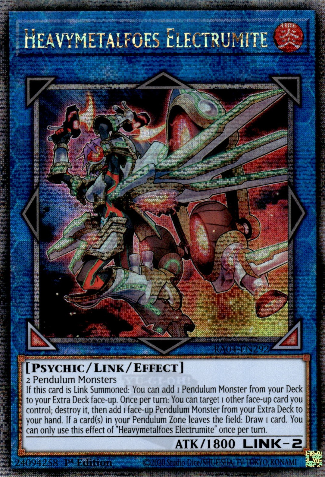 Heavymetalfoes Electrumite, Quarter Century Stampede · RA04-EN292