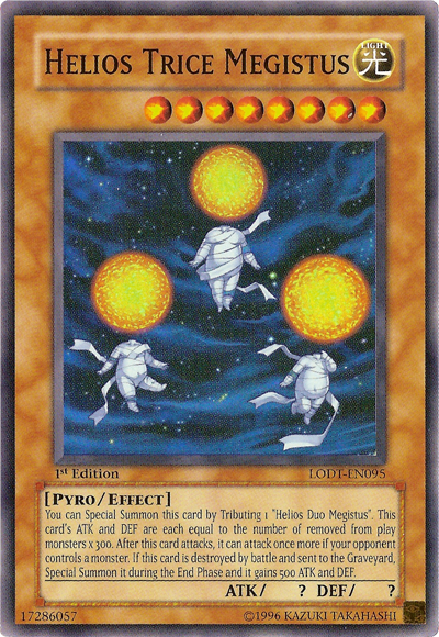 Helios Trice Megistus, Light of Destruction Sneak Peek Participation Card · LODT-EN095