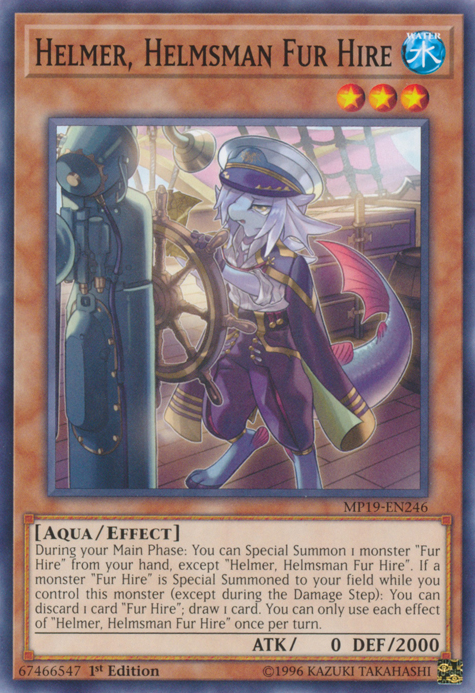 Helmer, Helmsman Fur Hire, 2019 Gold Sarcophagus Tin Mega Pack · MP19-EN246