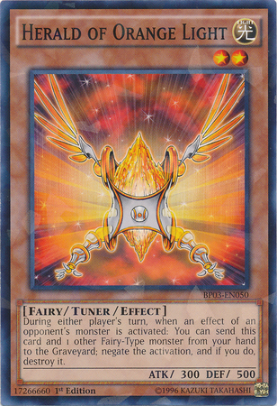 Herald of Orange Light, Battle Pack 3: Monster League · BP03-EN050