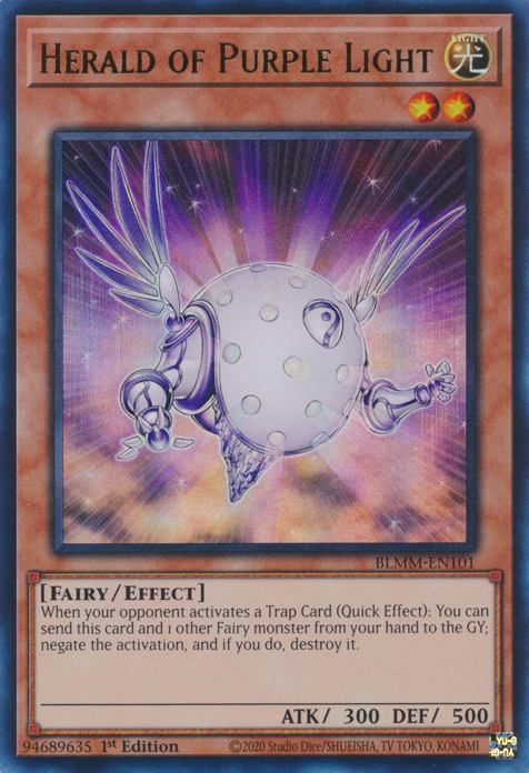 Herald of Purple Light, Battles of Legend: Monster Mayhem · BLMM-EN101