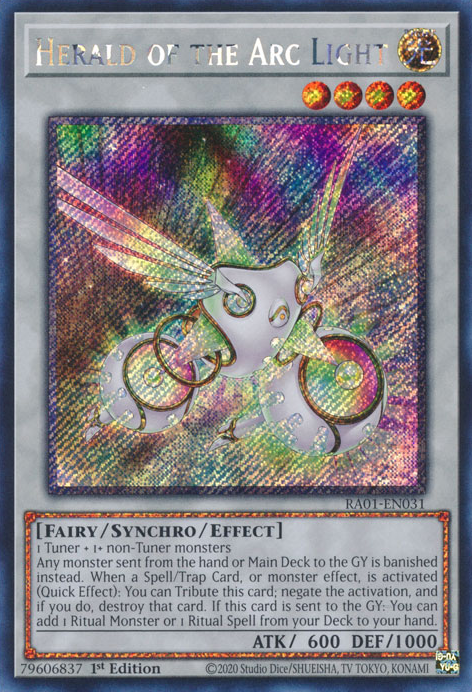 Herald of the Arc Light, 25th Anniversary Rarity Collection · RA01-EN031