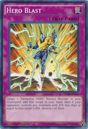 Hero Blast, HERO Strike Structure Deck · SDHS-EN036