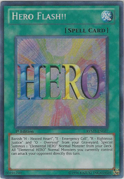 Hero Flash!!, Ra Yellow Mega Pack · RYMP-EN027