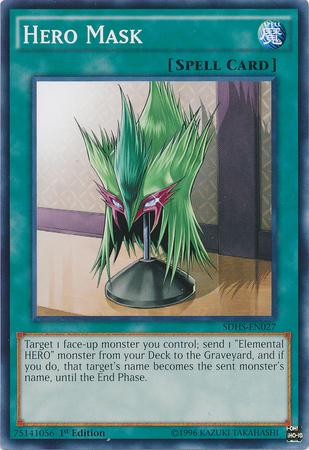 Hero Mask, HERO Strike Structure Deck · SDHS-EN027