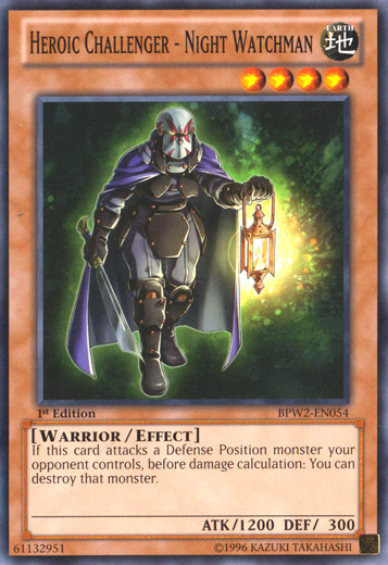 Heroic Challenger - Night Watchman, War of the Giants: Round 2 · BPW2-EN054
