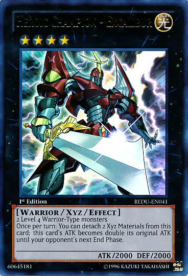 Heroic Champion - Excalibur, Return of the Duelist Sneak Peek Participation Card · REDU-EN041