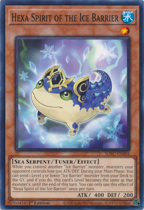 Hexa Spirit of the Ice Barrier, Structure Deck: Freezing Chains · SDFC-EN004