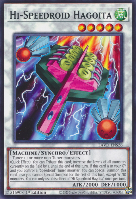 Hi-Speedroid Hagoita, Legendary Arc-V Decks · LAVD-ENS26