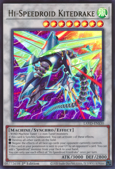 Hi-Speedroid Kitedrake, Legendary Arc-V Decks · LAVD-ENS30