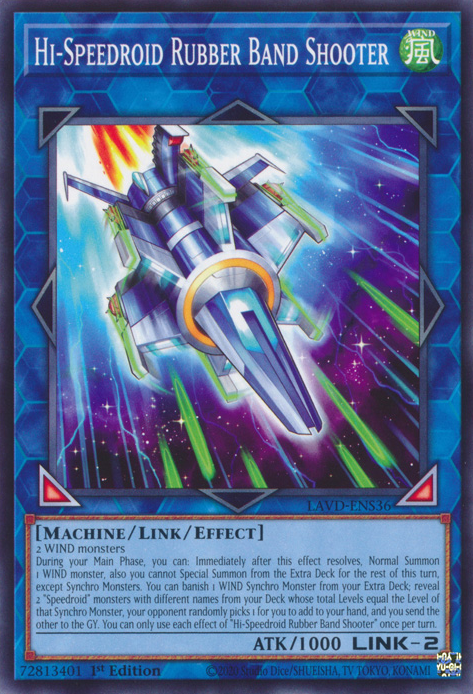 Hi-Speedroid Rubber Band Shooter, Legendary Arc-V Decks · LAVD-ENS36