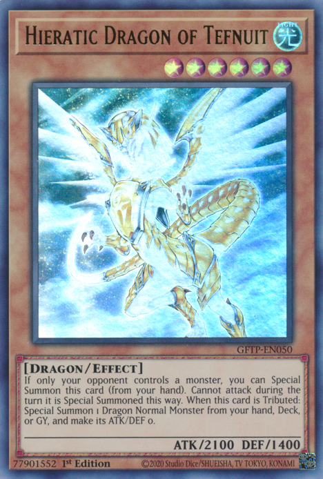 Hieratic Dragon of Tefnuit, Ghosts From the Past · GFTP-EN050