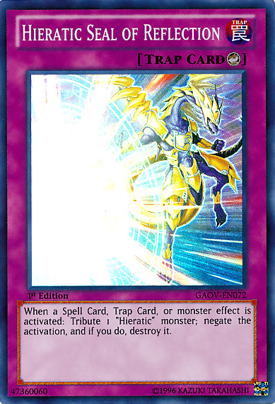 Hieratic Seal of Reflection, Galactic Overlord Sneak Peek Participation Card · GAOV-EN072