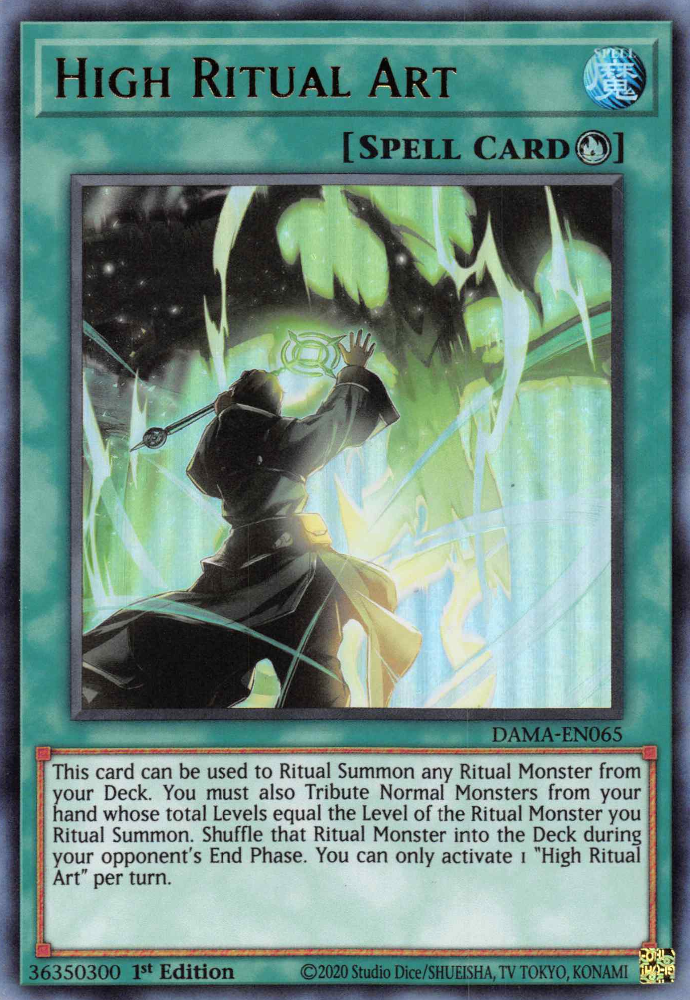 High Ritual Art, Dawn of Majesty Premiere! promotional card · DAMA-EN065