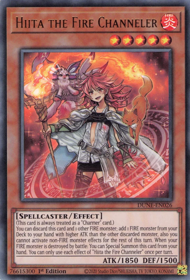 Hiita the Fire Channeler, Duelist Nexus · DUNE-EN026