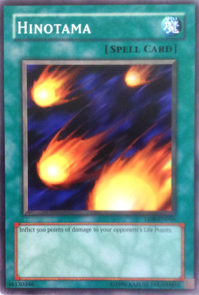 Hinotama, Legend of Blue Eyes White Dragon · LOB-056