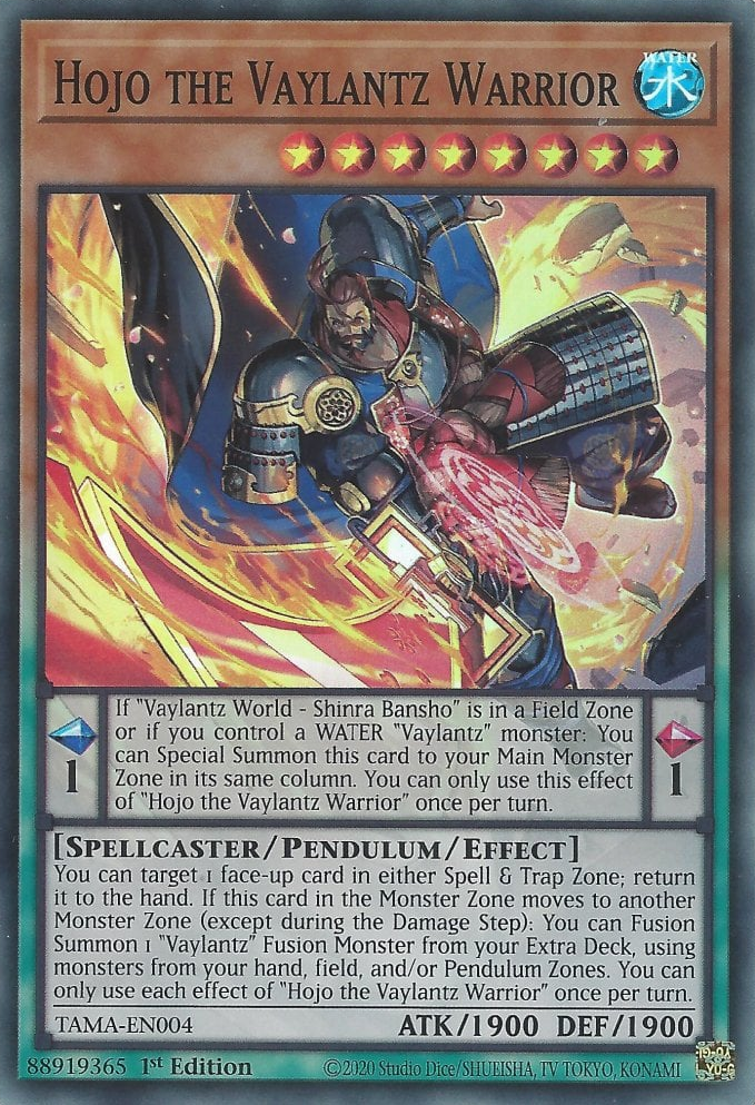 Hojo the Vaylantz Warrior, Tactical Masters · TAMA-EN004