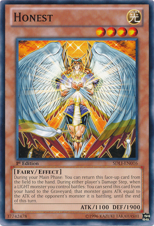 Honest, Realm of Light Structure Deck · SDLI-EN016
