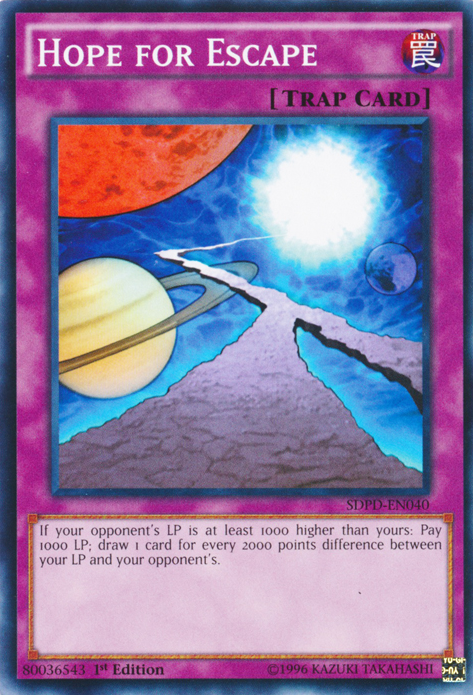 Hope for Escape, Pendulum Domination Structure Deck · SDPD-EN040