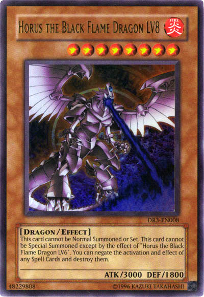 Horus the Black Flame Dragon LV8, Dark Revelation Volume 3 · DR3-EN008