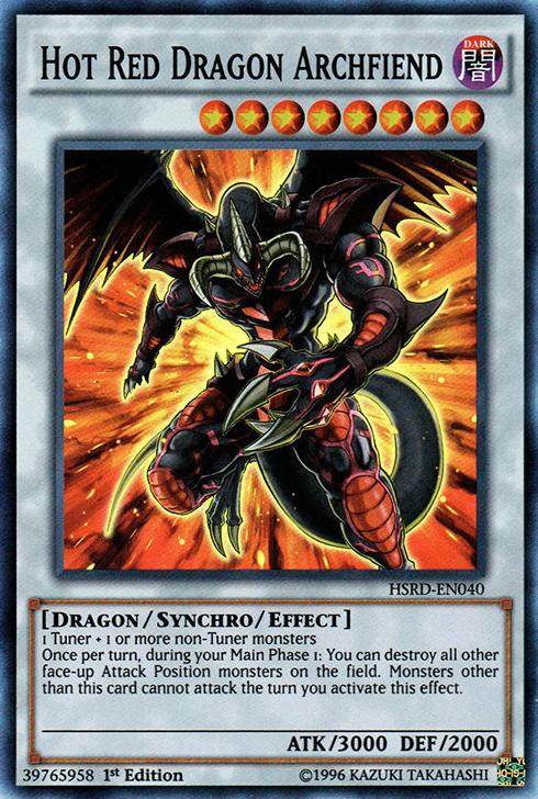 Hot Red Dragon Archfiend, High-Speed Riders · HSRD-EN040