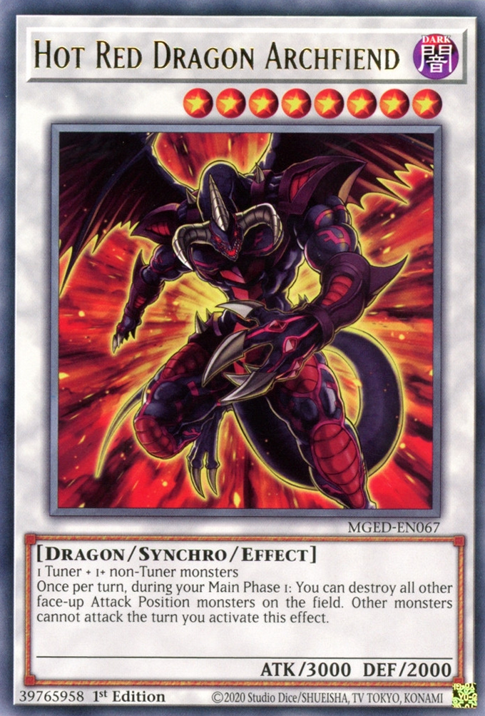 Hot Red Dragon Archfiend, Maximum Gold: El Dorado · MGED-EN067