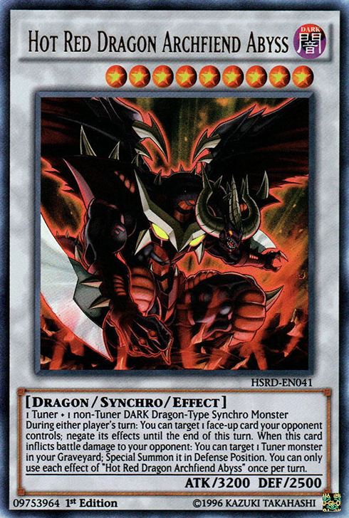 Hot Red Dragon Archfiend Abyss, High-Speed Riders · HSRD-EN041