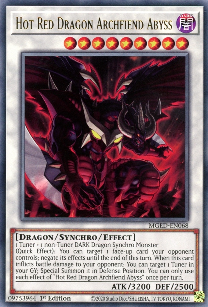 Hot Red Dragon Archfiend Abyss, Maximum Gold: El Dorado · MGED-EN068