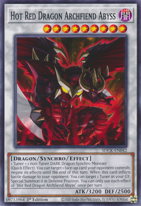 Hot Red Dragon Archfiend Abyss, Structure Deck: The Crimson King · SDCK-EN042