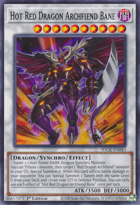 Hot Red Dragon Archfiend Bane, Structure Deck: The Crimson King · SDCK-EN043