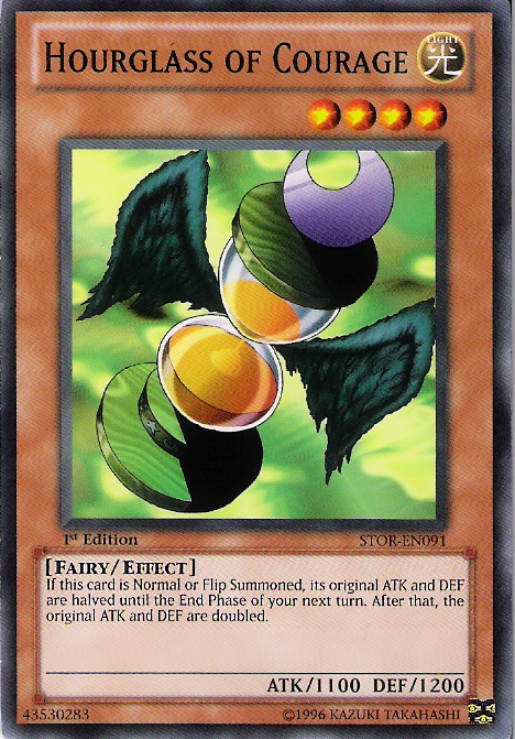 Hourglass of Courage, Storm of Ragnarok Sneak Peek Participation Card · STOR-EN091
