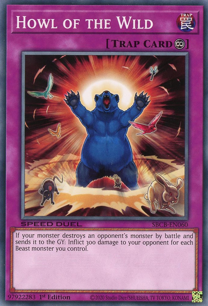 Howl of the Wild, Speed Duel: Battle City Box · SBCB-EN060