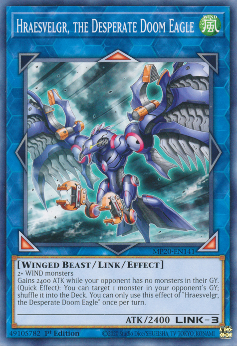 Hraesvelgr, the Desperate Doom Eagle, 2020 Tin of Lost Memories · MP20-EN141